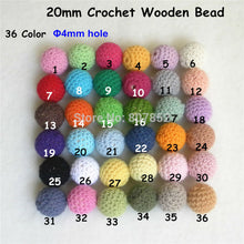 2PCS DIY Baby Safe Wood Beads Teething Necklace infant pacifier dummy mom t