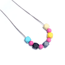 Best BPA Free Food Grade Silicone Baby Chew Beads Teething Necklace Nursing