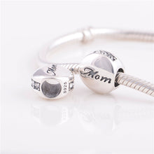 Pandulaso Letters Of Mom Charms Authentic 925 Sterling Silver Jewelry For W