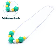 1pc/lot Best BPA Free Food Grade Silicone Baby Chew Beads Teething Necklace