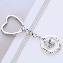 XIAOJINGLING Heart Pendant Keychain"Grandma/Mom/Aunt/Daughter/Sister/Grandd