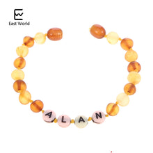 EAST WORLD Creative Design Amber Bracelet Baltic Amber Beads Customized Nam