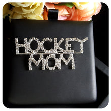 Sport Mom Theme Brooch Jewelry "HOCKEY MOM" Word Pin-in Brooches from Jewel