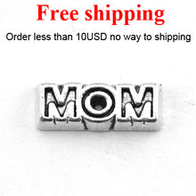 Free shipping floating charms MOM,new floating locket charms-in Charms from
