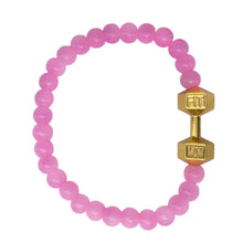 Fitness Mom Jewelry Inspire Crossfit Gym Sports Barbells Dumbbells Beads Fi