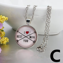 2017 Trendy Round Mothers Day Necklace You Are The Best Mom Ever Pendant Gl