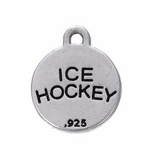 Skyrim 10pcs Hockey mom I love hockey & stick series sports charms-in Charm