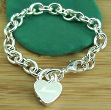 Hot Sale ! Top Quality 925 Silver Mom Tag Lock  Charm Bracelet / 2013 New A