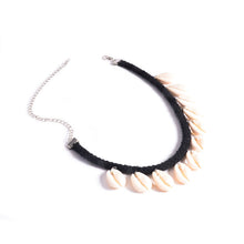 Hot Shell Tassel Pendant choker Necklaces velvet jewlery necklace accessori