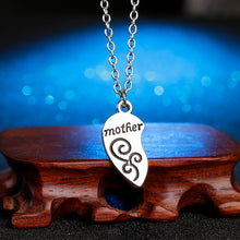 COLSEN 2017 Mother daughter Heart Pendant Mom Daughter Family Love Zinc all