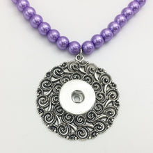 NEW snap button jewelry pendant Necklace  for MOM women NX5312  (fit 18mm 2