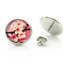 TAFREE exquisite handmade Poppy Flower women charms stud earrings fashion s
