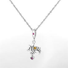 925 Sterling Silver Letter Mom Charms Mother Day Gifts Jewelry Bracelets &