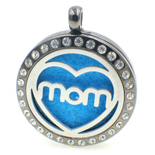 XX14 Stainless Steel Aromatherapy Diffuser "Mom Heart "Locket Floating per