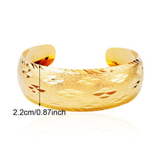Ethlyn African Bangles for Women's  Gold Color Dubai Jewelry Ethiopian Bang