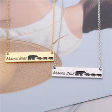 Wholesale 10pcs/lot New Fashion Vintage New Mom Love Mama Bear Necklace Mot