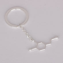 2016 Pleasure hormone keychain chemical formula Molecules keychains Love Ha