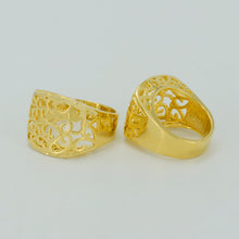Anniyo Charm Ring Gold Color for Women,Ethiopian Bride Jewelry/Africa Ring/
