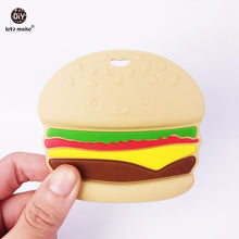Let's Make baby alive silicone bead teether 5PC hamburger Materials Nursing
