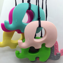 BPA Silicone baby Teething pendant silicone Teething Elephant pendant Food