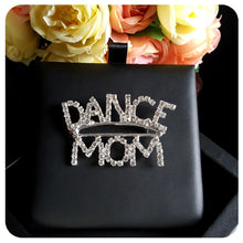Austrian Rhinestone Brooch "DANCE MOM" Pin as The Unique Gift to Mother-in