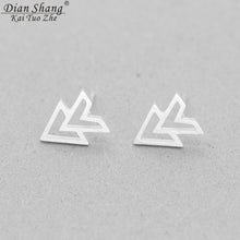 Minimalist Double Triangle Arrow Earrings For Women Geometry Chevron V jewe