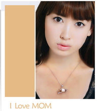 Mom Letters Pendant Pure 925 Sterling Silver Freshwater Pearl Pendants Fit