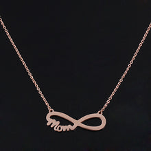 2016 Fashion 8 character Forever Love For Mom Infinity letters Pendant Cola