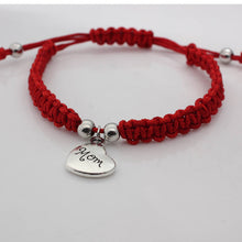 Lucky family silver color heart charm bracelet new designer jewelry for wom