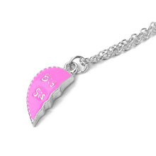 Mother Daughter Necklace Heart Shaped 3 Pieces Mom Big Sis Little Sis Neckl
