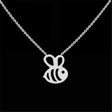 Cute Tiny Bumble Bee Charm Necklace Pendant Collares Jewelry Gifts For Wome