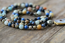 Luxury Drusy Necklace Natural Mixed Stones Gilded Druzy Colorful Tassel Nec