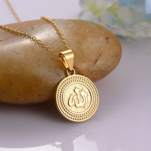 Allah Pendant Necklace Islam Jewelry Women Muslim Item18K Gold Color Muslim
