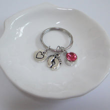 Baby Feet Keychain New Mom Keychain For First Mothers Day Gifts-in Key Chai