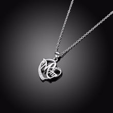 INALIS Heart Mum & Baby Necklaces I Love My Mother 925 Sterling Silver Mama