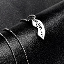 1 Set Mother Daughter Necklace Broken Heart 3 Parts Pendant Necklace 2017 B
