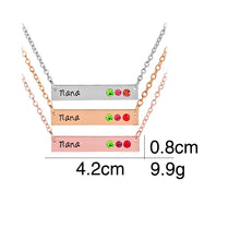 2017 Nana Mommy Mom Silver Rose Gold Color 3 Set Necklace Gifts For Handsta
