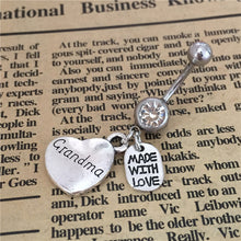 MADE WITH LOVE Family Xmas Birthday Gift for Mom Daughter Grandma Sister Lo