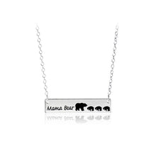 Hot Sale Mother's Day Necklaces Gift "Mama Bear"Lettering Pendant Necklaces