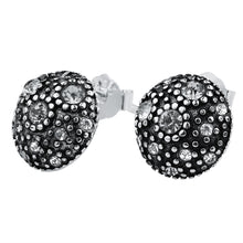 GAGAFEEL Stud Earrings For Women 925 Sterling Silver Stud Pending Round Nob