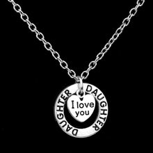 Love You Mom NaNa Sister Daughter Heart Pendant Necklace Best Friend Family