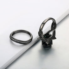 Big Rhombic Hollow Flower Bud Ring White Gold Color Gifts For Women and Mom