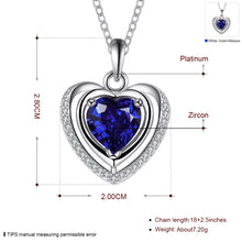 MEEKCAT Mother Day Necklace Jewelry Heart Shape Pendant Necklace Love Mom N