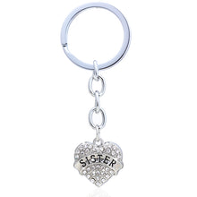 XIAOJINGLING Fashion Love Heart White Daughter Mom NaNa Charm Pendant Keyri