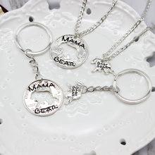 Creative MAMA / BABY BEAR Maternity Necklace Family Coin Necklaces Jewelry