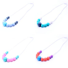 MHS.SUN Baby Chunky beads Necklace Mom DIY jewelry Food grade Silicone Neck