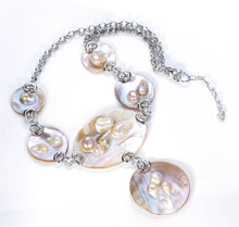 Mother of pearl shell necklace choker fashion jewelry birthday gifts for wo
