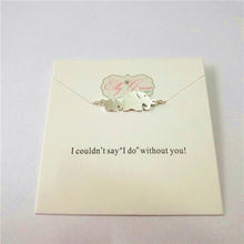 Cool Mother's Day Gift Mom And Baby Elephant Necklace For Women Gold Color