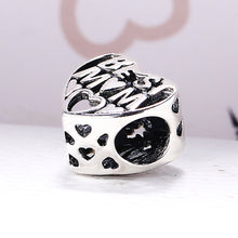 100% Authentic 925 Sterling Silver Best Mom Beads Fit Pandora Charms Bracel