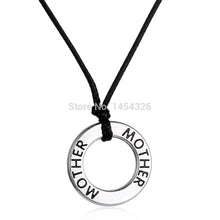 New vintage letter mom friends grandma sister family circle  rope chain pen